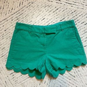 Jcrew scalloped shorts size 4